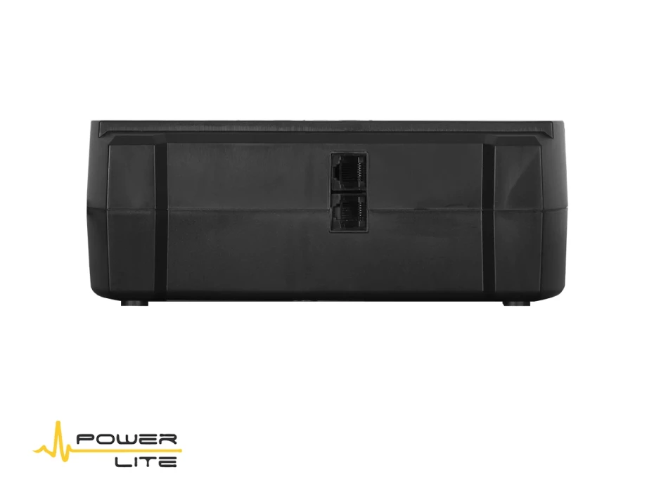 Estabilizador Power Lite 1200va/600w, Pulsar Avr Pli1, 8 Tomas, Frecuencia 50/60hz, Interruptor Iluminado, Color Negro ( Avr Pli1200 )