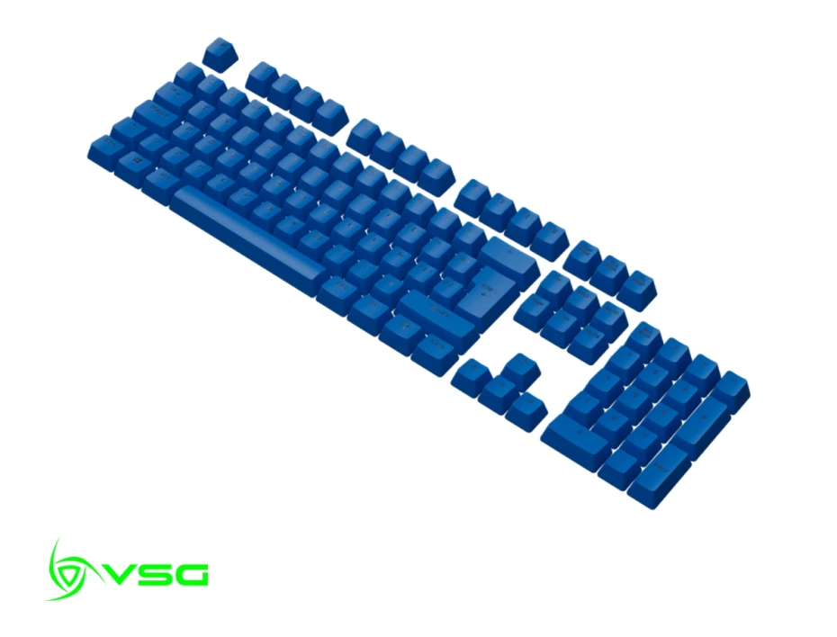 Set De Teclado Vsg Stardust Kepler, 105 Teclas Blue Doble Inyeccion Oem (vg-kc207-blue)