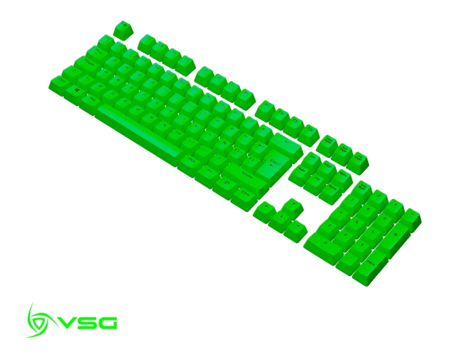 Set De Teclado Vsg Stardust Quarktastic, 105 Teclas Green Doble Inyeccion Oem (vg-kc207-grn)