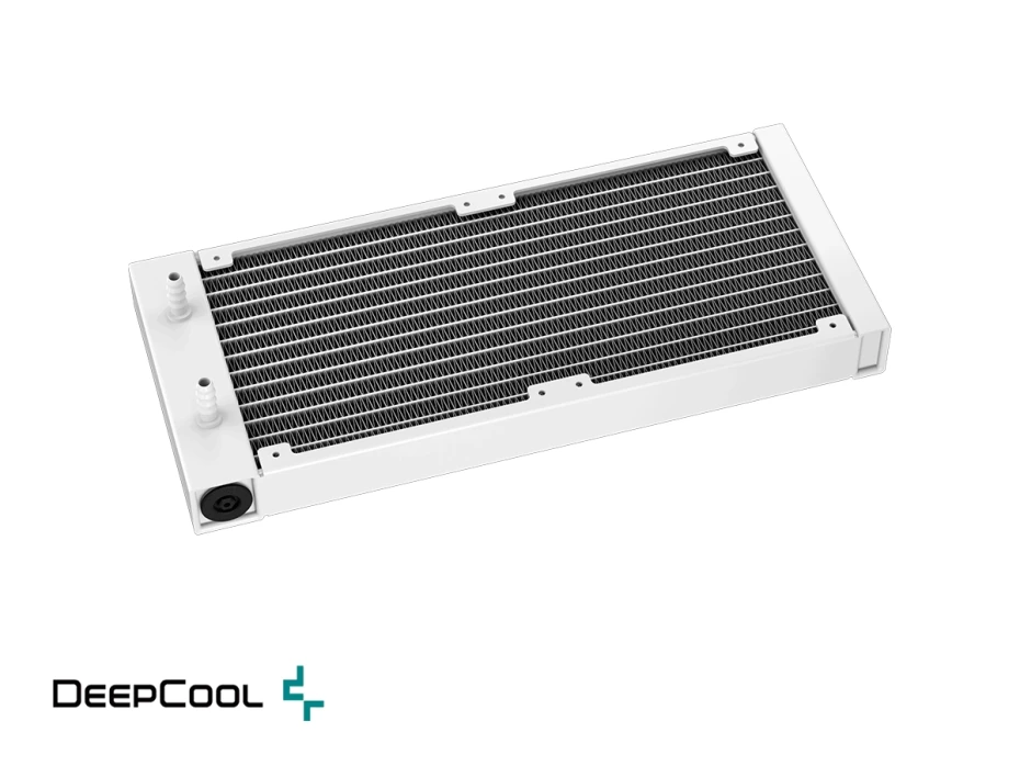 Sistema De Enfriamiento Liquido Deepcool Mystique 240 (r-lx240-whdsnmp-g-1) Blanco 2 Ventiladores, 240mm, Led Argb
