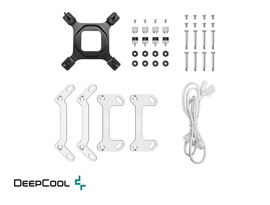 Sistema De Enfriamiento Liquido Deepcool Mystique 240 (r-lx240-whdsnmp-g-1) Blanco 2 Ventiladores, 240mm, Led Argb