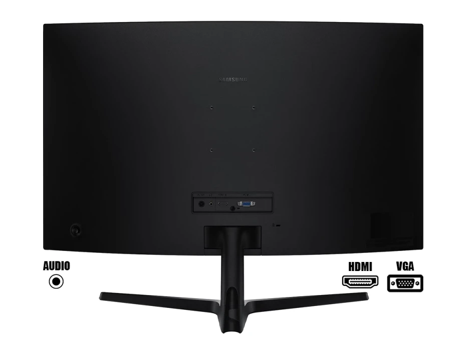 Monitor Samsung 32 Pulgadas Ls32d390ganxza, Frecuencia 100hz, 4ms, Fhd, Curvo, 1 Hdmi, 1 Vga, (ls32d390ganxza)