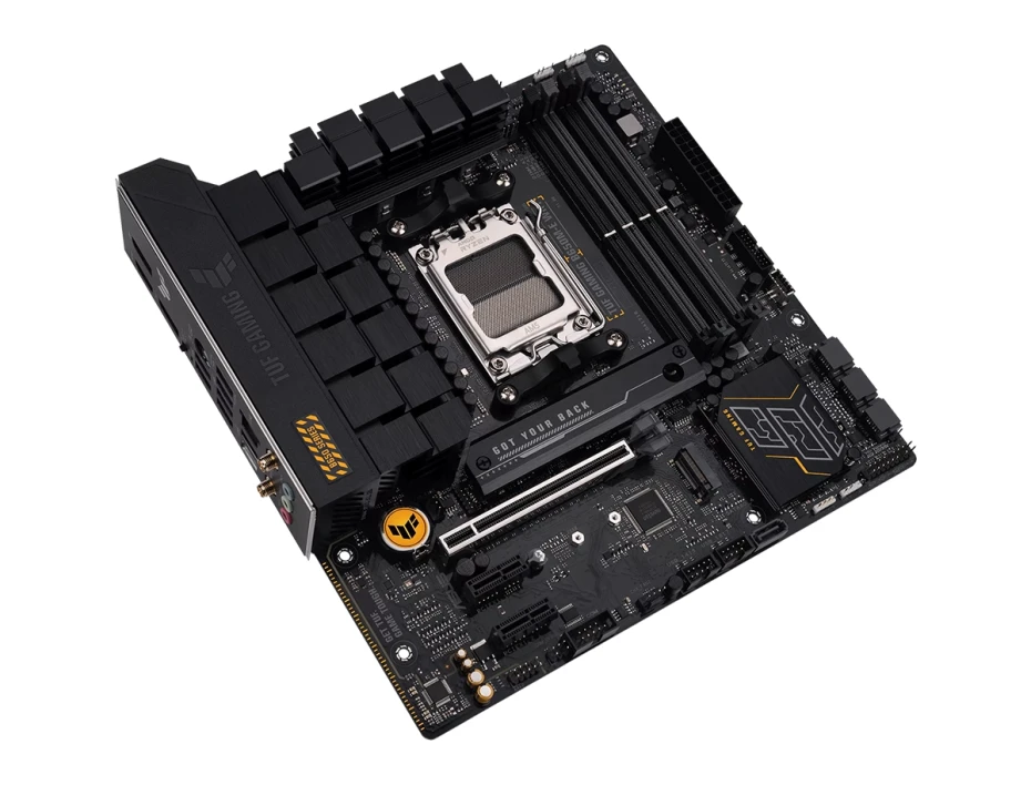 Placa Madre Asus B650m-e Tuf Gaming Wifi (90mb1lr0-m0eay0) Socket Am5, Ram Ddr5 Buss 7600oc Mts, Wifi 6