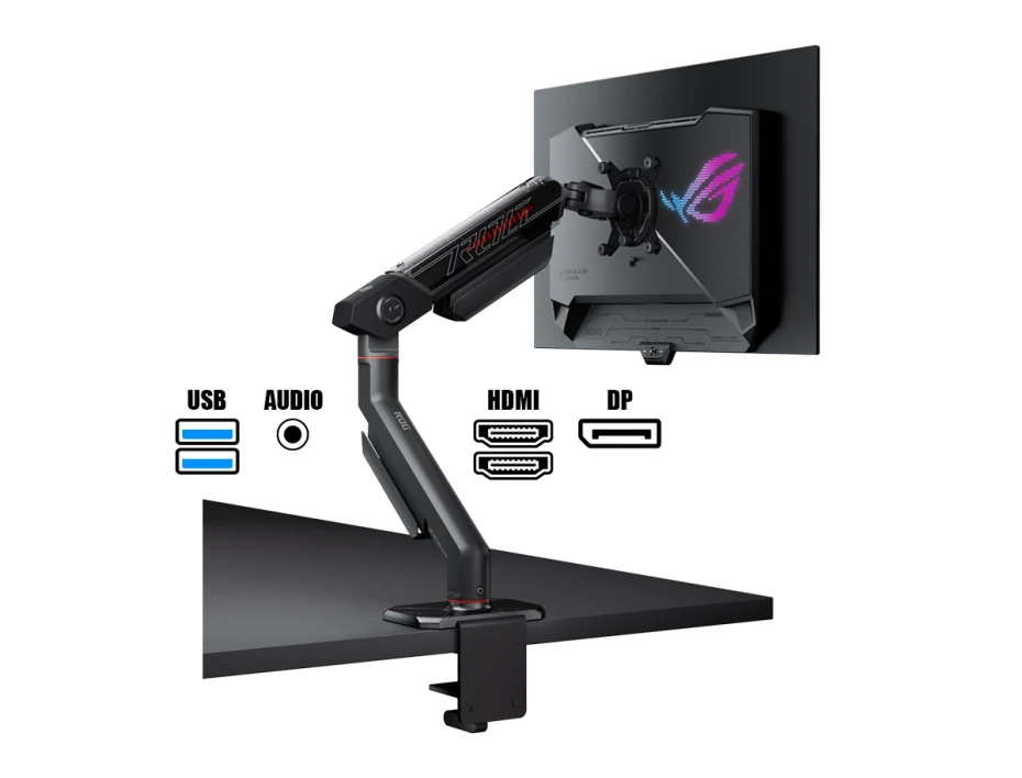 Monitor Asus 27 Pulgadas Rog Swift (pg27aqdm-r) 2k Qhd Oled, 240hz, 0.003ms, Pivote, 2hdmi, 1dp, 2usb