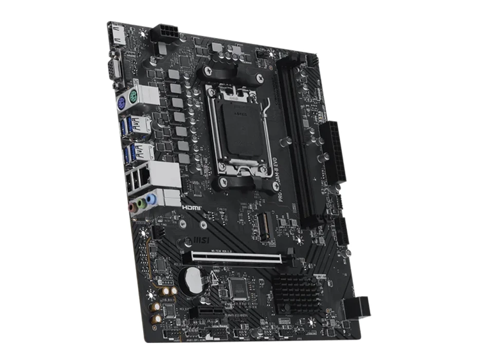 Placa Madre Msi Pro A620am-b Evo (pro A620am-b Evo) Socket Am5, Ram Ddr5 Buss 6000 Mhz