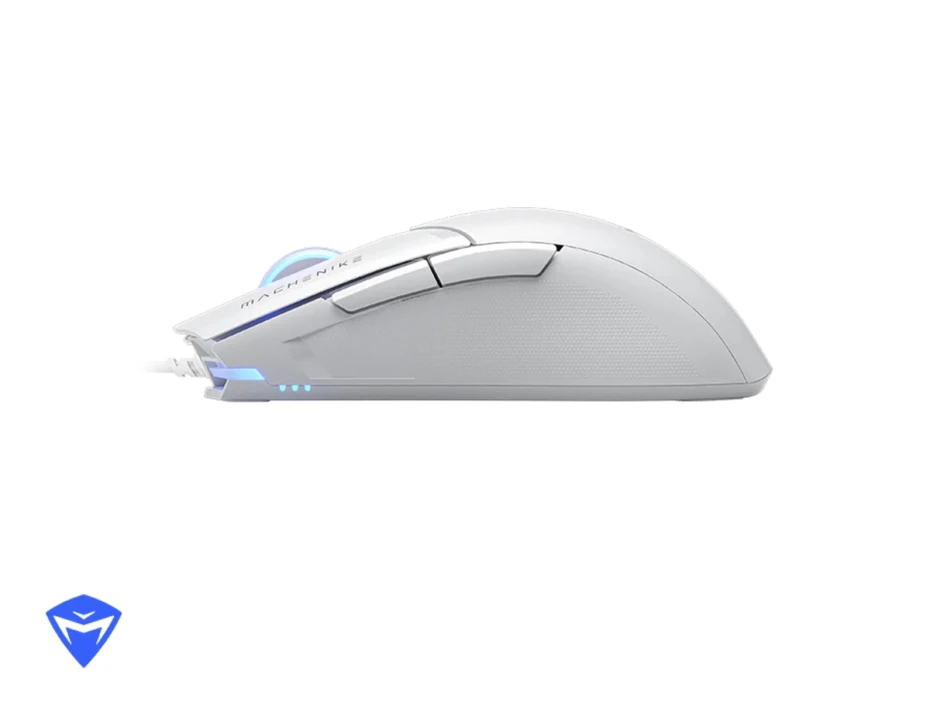 Mouse Machenike Gaming (m7 Pro) Hasta 12800 Dpi, Rgb, Blanco