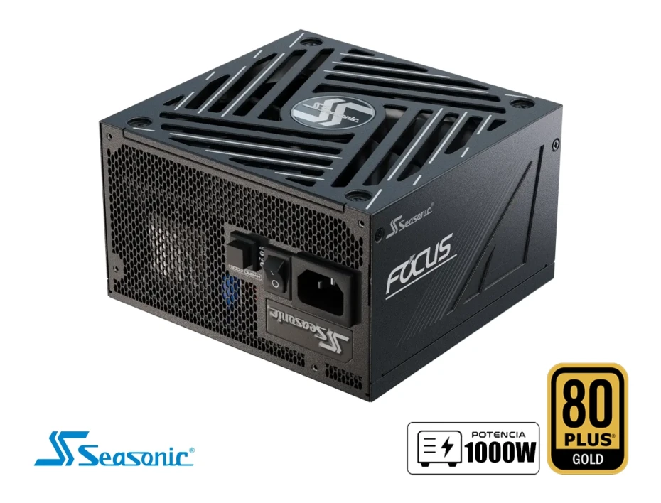 Fuente De Poder Seasonic 1000w (srp-fgx102-a5a32sf) 80 Plus Gold Modular Focus Gx-1000 Negro