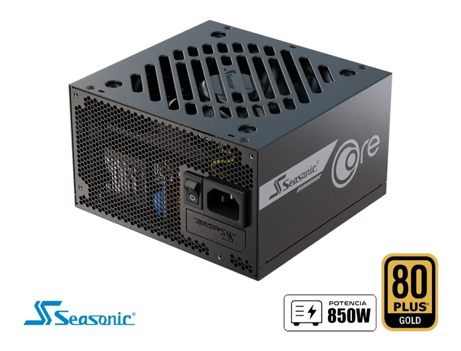Fuente De Poder Seasonic 850w (srp-cgx851-a5a32sf) 80 Plus Gold Modular Core Gx-850 V2 Negro