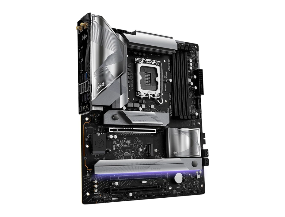 Placa Madre Asrock Z890 Livemixer (z890 Livemixer) Socket Lga 1851, Ram Ddr5 Buss 9066oc Mt/s, Core Ultra, Gen 15