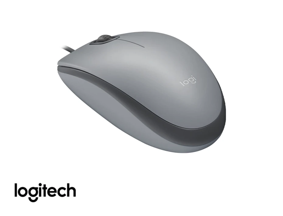 Mouse Logitech M110 Silent Silver Usb (910-006757)
