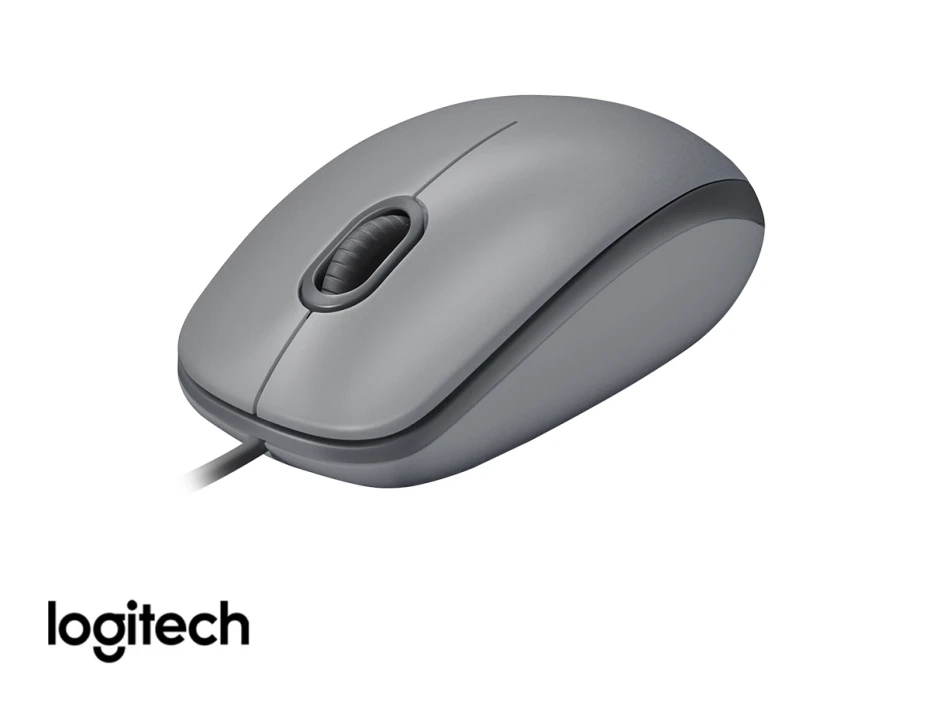 Mouse Logitech M110 Silent Silver Usb (910-006757)