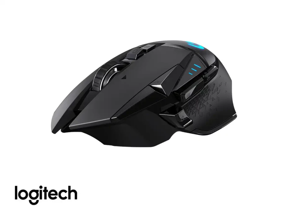 Mouse Logitech G502 Lightspeed (910-005566) Hasta 25.600 Dpi, 11 Botones Programables, Receptor Usb, Rgb, Negro