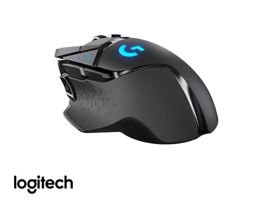 Mouse Logitech G502 Lightspeed (910-005566) Hasta 25.600 Dpi, 11 Botones Programables, Receptor Usb, Rgb, Negro
