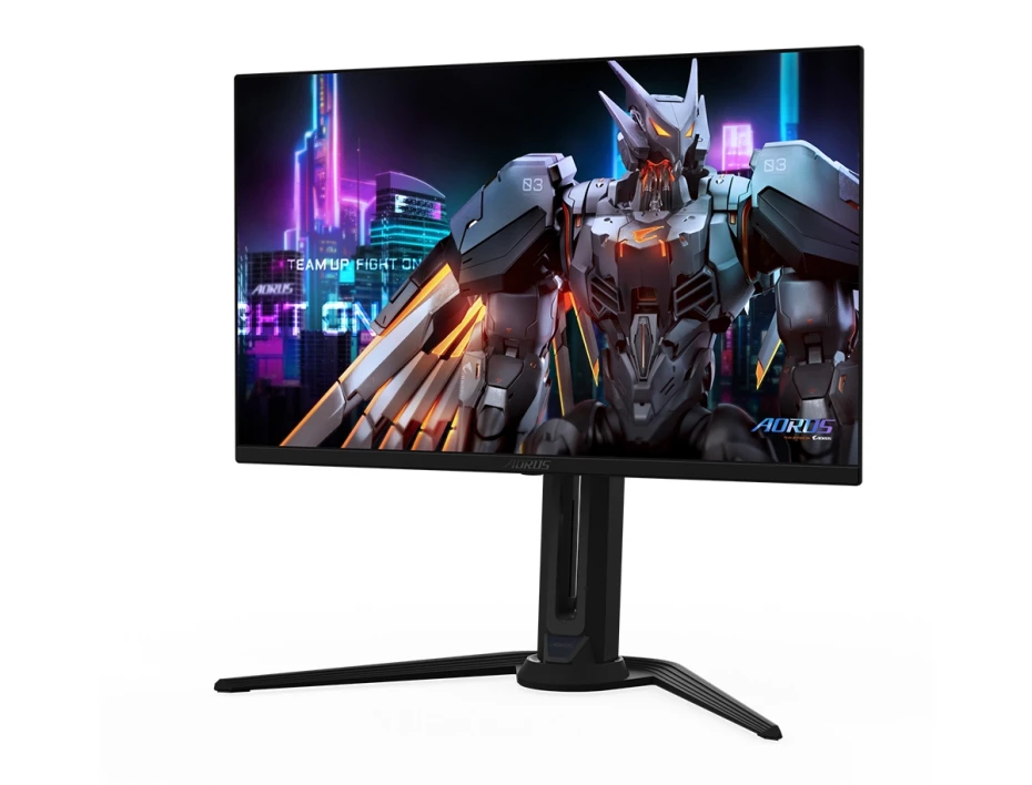 Monitor Gigabyte 27 Pulgadas Aorus Fo27q5p (fo27q5-p) 2k Qhd Oled 500hz, 0.03ms, Pivote Con Parlante Integrado