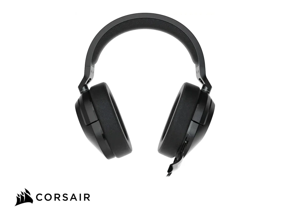 Auricular Corsair Hs55 Surround V2 Gaming, 7.1 (ca-9011390-ww) Interfaz Jack, Black, Multiplataforma, Dolby Atmos 7.1, Microfono Omnidireccional