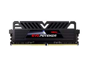 MEMORIA RAM GEIL DDR4 16GB, FRECUENCIA 3200 MHZ,  EVO POTENZA NEGRO, PARA PC DE ESCRITORIO ( GAPB416GB3200C16BSC )