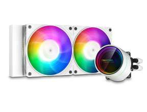 SISTEMA DE ENFRIAMIENTO LIQUIDO CASTLE 240 EX WH A-RGB ( DP-GS-H12W-CSL240EX-AR-WH) BLANCO | LGA 1700 - AMD | LED-RGB