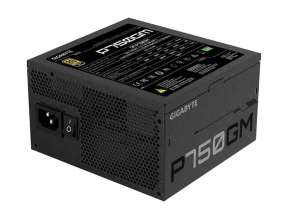 FUENTE DE PODER GIGABYTE 750W ATX, GOLD 80 PLUS, MODULAR, COLOR NEGRO (GP-P750GM)