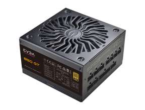 FUENTE DE PODER EVGA 850W ATX, GOLD 80 PLUS, MODULAR, COLOR NEGRO (220-GT-0850-Y1)