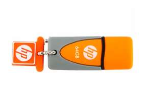 MEMORIA USB HP 64GB V245O NARANJA C/ GRIS, DISPOSITIVO DE ALMACENAMIENTO, USB 2.0 (HPFD245O-64)