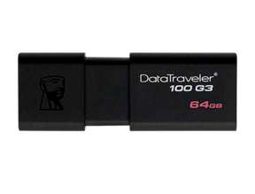 MEM. USB KINGSTON 64GB ( DT100G3/64GB ) DATATRAVELER 100