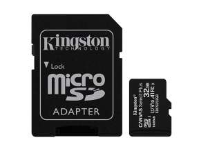 MEMORIA MICRO SD KINGSTON 32GB C/ CARD ADAPTADOR, TARJETA SD, PARA PC DE ESCRITORIO, LAPTOP, DISPOSITIVOS MOVILES, CAMARAS FOTOGRAFICAS (SDCS2/32GB)