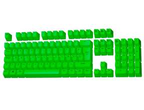 Set De Teclado Vsg Stardust Quarktastic, 105 Teclas Green Doble Inyeccion Oem (vg-kc207-grn)