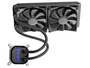 SISTEMA DE ENFRIAMIENTO LIQUIDO EVGA CLC 280, 312X139X27MM, NANO RODAMIENTO DE TEFLON, 2 VENTILADORES, RADIADOR DE ALUMINIO (400-HY-CL28-V1)