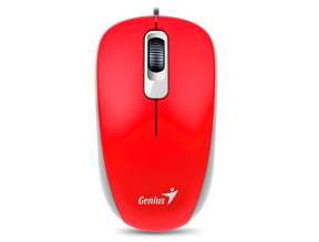 MOUSE GENIUS DX-110 ( 31010116104 ) ROJO / NEGRO