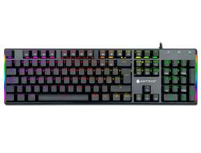 TECLADO ANTRYX MECANICO CHROME STORM MK850 | SWITCH BROWN (AMK-CS850KBR-SP)