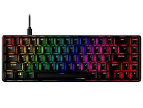 TECLADO HYPERX ALLOY ORIGINS 65 ( HKBO1T-RD-US/N ) GAMING | MECANICO | SWITCH RED | INGLES