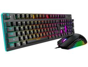 COMBO ANTRYX CHROME STORM GC-2200 ( AGC-CS2200-SP ) TECLADO+MOUSE | LED- RGB