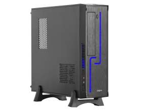 CASE MINI CYBERTEL CYB FUENTE 230W, 1 COOLER 8CM, CON BASE PLÁSTICA, 2 PUERTOS USB, SALIDA DE AUDIO, COLOR NEGRO (C1005)