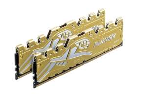 MEMORIA RAM APACER DDR4 16GB (8GBX2), FRECUENCIA 3200 MHZ, PANTHER RAGE-CAJA DORADO RGB, PARA PC DE ESCRITORIO (AH4U16G32C28Y7MAA-2)