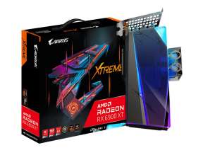 TARJETA DE VIDEO GIGABYTE RX 6900 XT XTREME WATERFORCE 16GB GDDR6 (GV-R69XTAORUSX-WB-16) RADEON 256 BITS