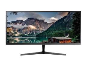 MONITOR SAMSUNG 34 PULGADAS S34J550WQL, LED CJ55W, RESOLUCION 3440X1440, PUERTO 2 HDMI 1 DISPLAYPORT, FRECUENCIA 75HZ, 4MS (S34J550WQL)