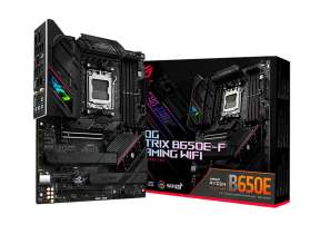 PLACA MADRE ASUS ROG STRIX B650E-F GAMING WIFI, PARA PROCESADORES AMD RYZEN AM5, 4 RANURAS DDR5 -128GB BUSS 4800 MHZ,SERIE 7000 (90M1BQ0-M0AAY0)