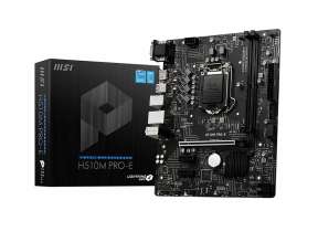 PLACA MADRE MSI H510M PRO-E, PARA PROCESADORES INTEL LGA 1200, 2 RANURAS DE MEMORIA DDR4 HASTA 64GB BUSS 3200 MHZ, 11VA GENE. (911-7D23-004)