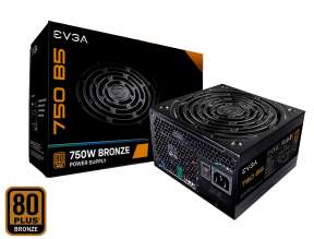 FUENTE DE PODER EVGA 750W ATX, BRONZE 80 PLUS, B5 MODULAR, COLOR NEGRO (220-B5-0750-V1)