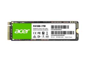 DISCO SOLIDO SSD M.2 PCIE ACER 1TB FA100 2280, GEN3X4, NVME, UNIDAD INTERNA DE ESTADO SOLIDO, PARA PC, LAPTOP, LECTURA 3300MB/S (BL.9BWWA.120)