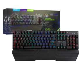 TECLADO HALION GAMER MECANICO SPECTREC KG 927, CONEXION USB, SWITCH AZUL C/LUZ RGB (HA-KG 927)