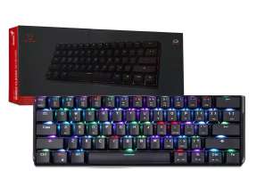 TECLADO MOTOSPEED GAMER MECANICO CK61, ILUMINACIÓN RGB LED POR TECLA, SWITCH AZUL (CK61)