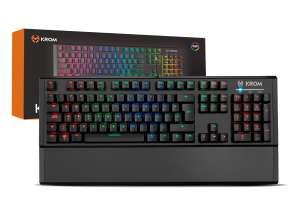 TECLADO KROM KEMPO GAMER MECANICO, CON ILUMINACION RGB LED (NXKROMKEMPO)