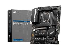 PLACA MADRE MSI PRO Z690-A, PARA PROCESADORES INTEL LGA 1700, 4 RANURAS DE MEMORIA DDR4 HASTA 128GB BUSS, 12VA 13VA GENER. (911-7D25-004 )