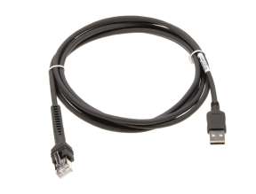 CABLE DE PUERTO USB MACHO -- A -- PUERTO RJ45 MACHO, ESCANER DE CODIGO ZEBRA, CABLE DE 1.8 METROS (CBA-U21-S07ZBR)