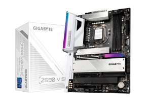 PLACA MADRE GIGABYTE Z590 VISION G, PARAPROCESADORES INTEL LGA 1200, 4 RANURAS DE MEMORIA DDR4 HASTA 128GB BUSS 3200 MHZ,10MA 11VA GEN (Z590 VISION G)