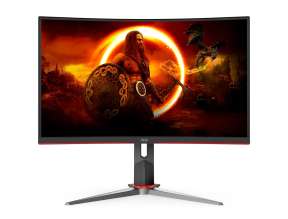 MONITOR AOC 27 PULGADAS, C27G2Z, GAMING CURVO LED, PUERTO VGA HDMI DISPLAYPORT, 0.5MS, 240HZ (685417131983)