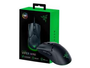 MOUSE GAMING RAZER VIPER MINI, SENSOR HASTA 8500 DPI, ILUMINACION RGB, CON 6 BOTONES, CONEXION USB, COLOR NEGRO (RZ01-03250100-R3U1)