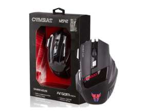 MOUSE ARGOMTECH COMBAT M542 GAMING, SENSOR HASTA 3200 DPI, ILUMINACION RGB, CON 7 BOTONES, CONEXION USB, COLOR NEGRO (ARG-MS-2042BK)