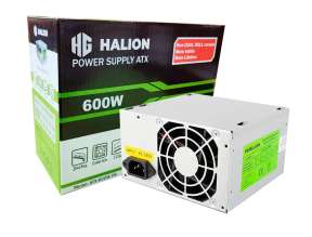Fuente De Poder Halion 600w Atx600 (atx-600w-p8) Atx, No Modular, Gris